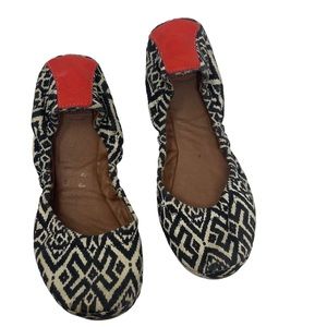 Lucky Brand Erin Aztec Tribal Design Ballet Flat Shoes Size 6.5